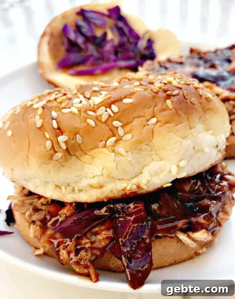 Instant Pot BBQ Pulled Chicken Recipe 4 instant pot bbq pulled chicken sandwiches