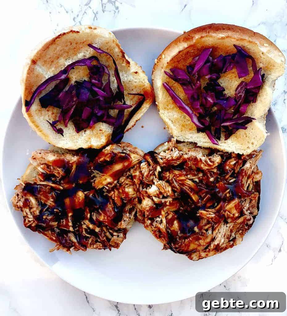 Instant Pot BBQ Pulled Chicken Recipe 5 instant pot bbq pulled chicken sandwiches