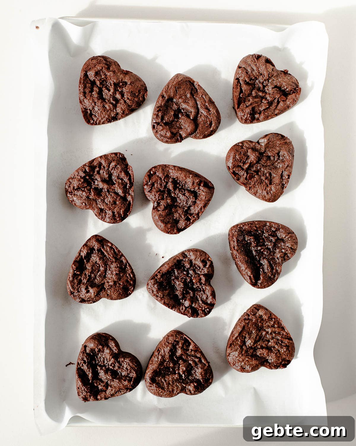 How to make Valentine brownies