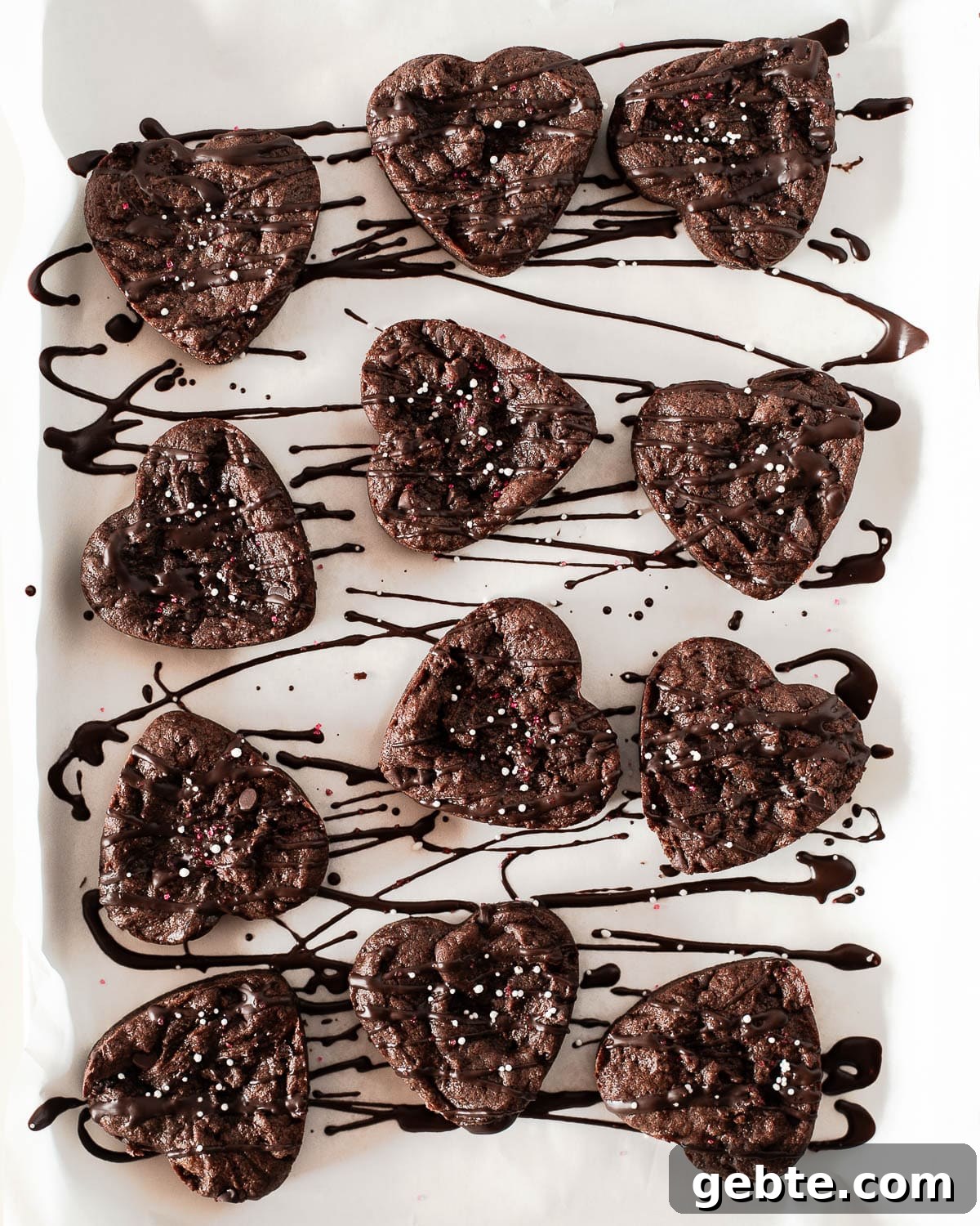 How to make Valentine brownies