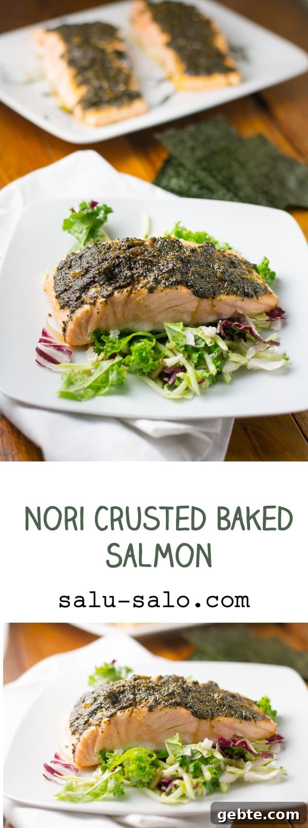 Pan-Seared Nori-Crusted Salmon with Soy Glaze 5 Nori Crusted Salmon